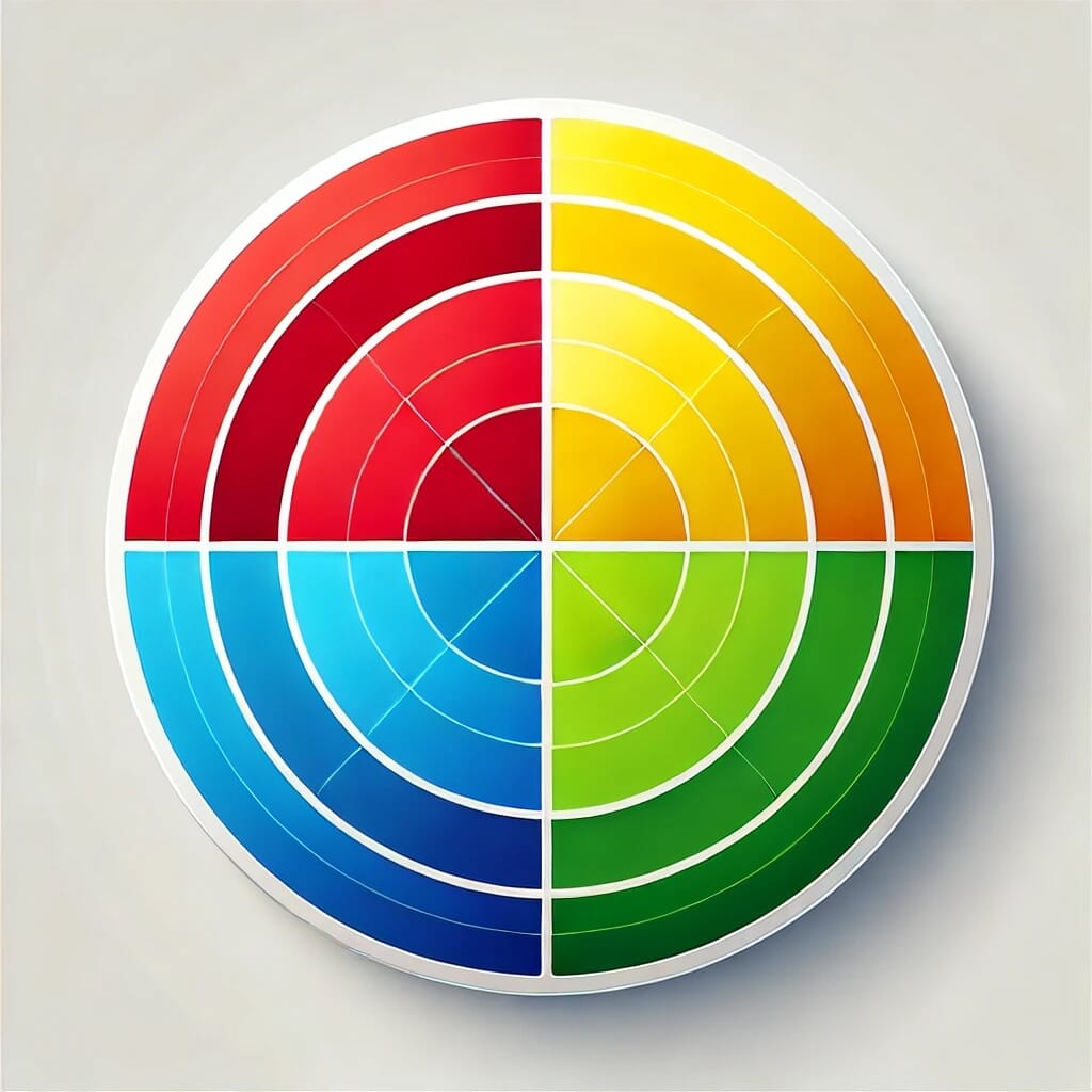 DALL%C2%B7E-2025-01-22-15.09.22-A-colorful-circular-diagram-representing-the-DISC-personality-model-divided-into-four-equal-quadrants-each-filled-with-a-distinct-vibrant-color_-red